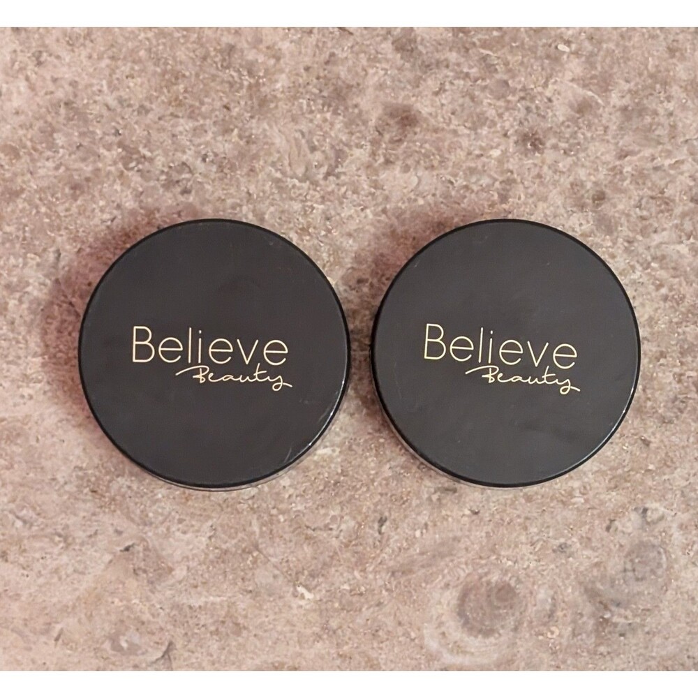 Lot Of 2 Believe Beauty Matte Blur Loose Powder Light Medium 0.14 oz New 2 Pack